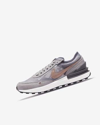 White / Grey / Metal Red Brown Boy Nike Waffle One Sneakers | CA5450