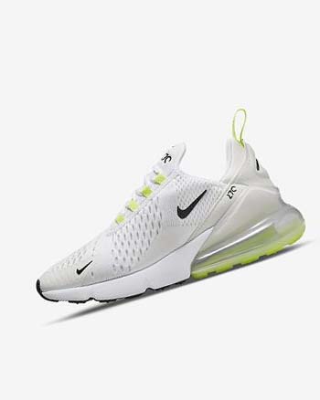 White / Light Beige / Green / Black Women's Nike Air Max 270 Casual Shoes | CA2268