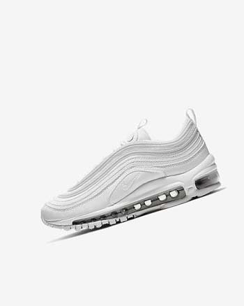 White / Metal Silver / White Boy Nike Air Max 97 Casual Shoes | CA2439