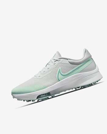 White / Mint / Platinum / Turquoise Men's Nike Air Zoom Infinity Tour NEXT% Golf Shoes | CA4682