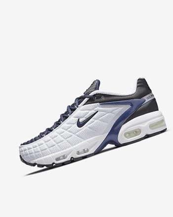 White / Navy / Black / Navy Men's Nike Air Max Tailwind V SP Casual Shoes | CA3284