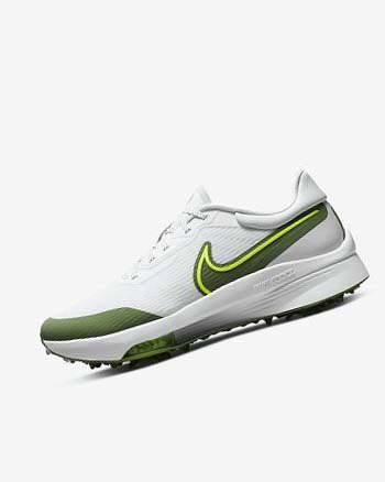 White / Platinum Men's Nike Air Zoom Infinity Tour NEXT% Golf Shoes | CA2620