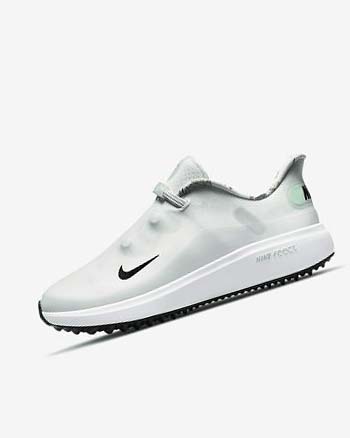 White / Platinum / Mint / Black Women's Nike React Ace Tour Golf Shoes | CA5429