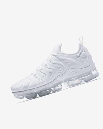 White / Platinum / White Men's Nike Air VaporMax Plus Sneakers | CA5478