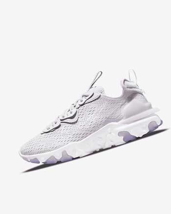 White / Purple Women's Nike React Vision Running Shoes | CA3126