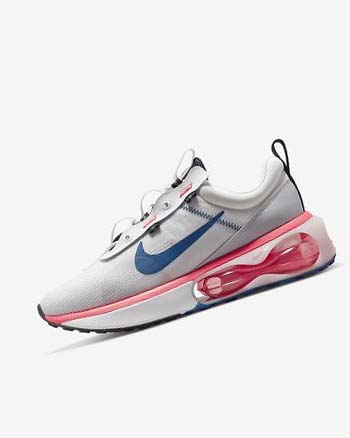 White / Red / Black / Blue Men's Nike Air Max 2021 Casual Shoes | CA4666