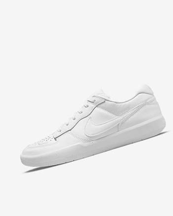 White / White / White / White Men's Nike SB Force 58 Premium Skate Shoes | CA5203